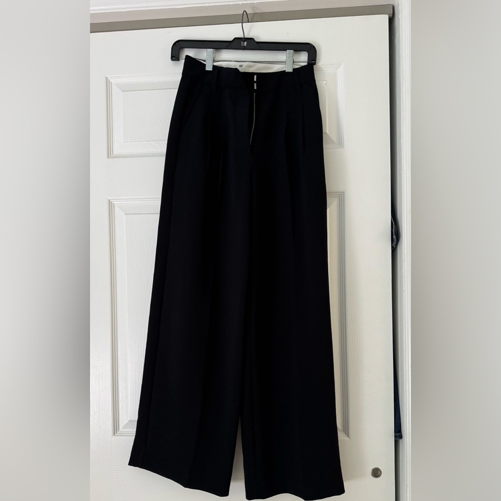 Wilfred Black Wide Leg Pants Versatile Style